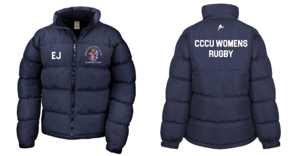 CCCU WOMENS RUGBY PUFFER COAT