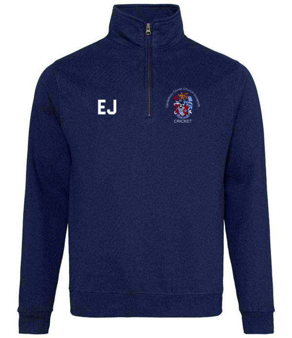 CCCU CRICKET 1/4 ZIP SWEATSHIRT