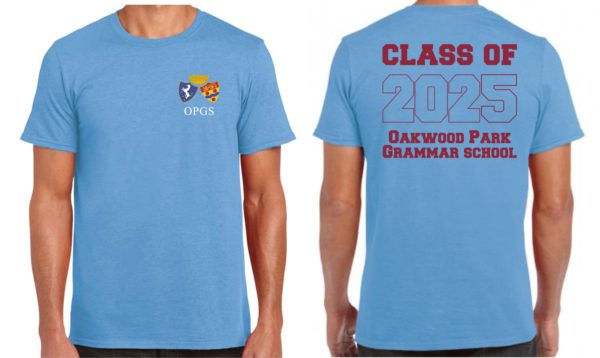 OAKWOOD PARK GRAMMAR SCHOOL YEAR 11 LEAVERS TSHIRT