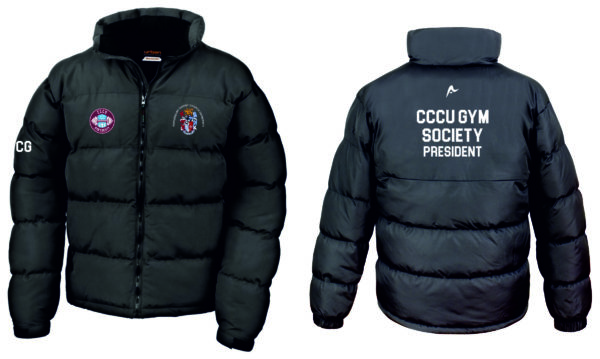 CCCU GYM SOCIETY PUFFER COAT