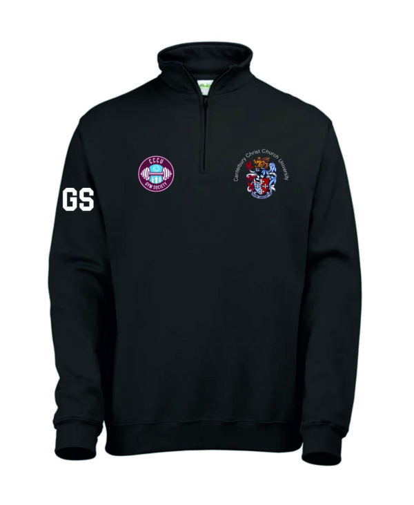 CCCU GYM SOCIETY 1/4 ZIP SWEATSHIRT