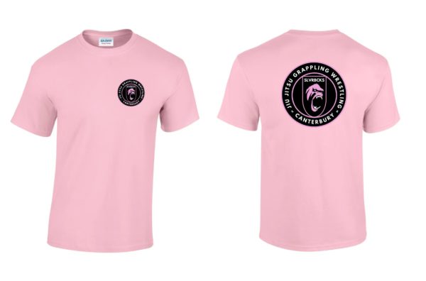 SILVERBACKS MMA PINK TEAM T SHIRT