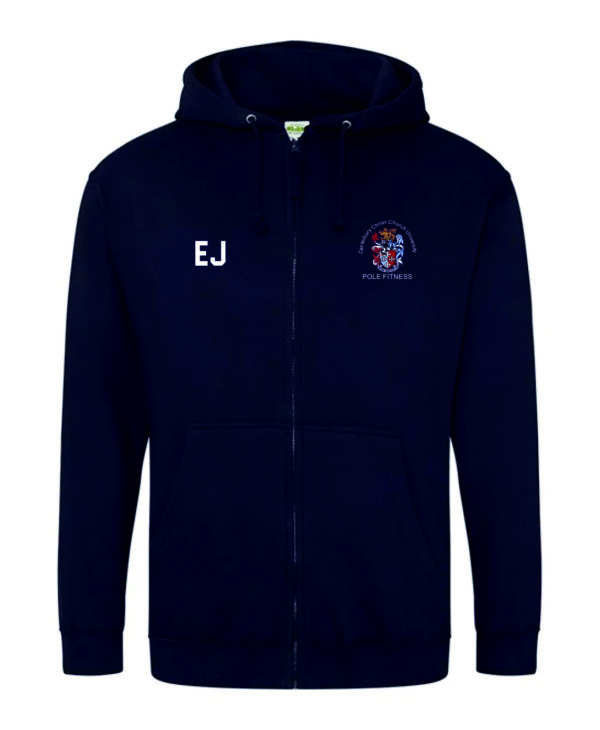 CCCU POLE FITNESS ZIP HOODY